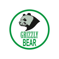 A Bear head logo. This is vector illustration ideal for a mascot