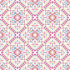 Abstract kaleidoscope seamless pattern