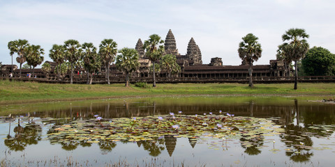 Fototapeta na wymiar Angkor Wat under cloudscape, Siem Reap, Cambodia