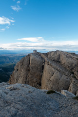 Views from the peñagolosa peak in Castellon
