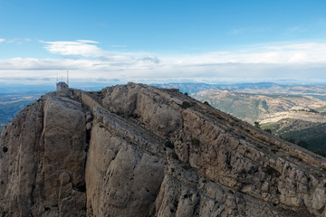 Views from the peñagolosa peak in Castellon
