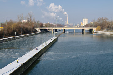 Neckarkanal in Heilbronn