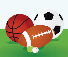 Fototapeta premium Balls set. vector illustration