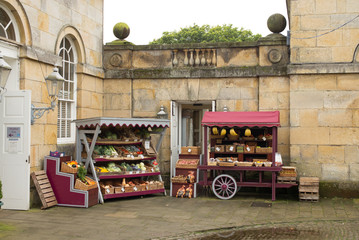 Fruit & Veg display, Castle Howard