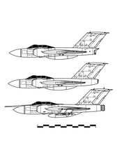 Gloster JAVELIN. Outline drawing