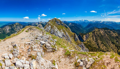 Panorama - Saeuling - Allgauer Alps - Bavaria - Germany