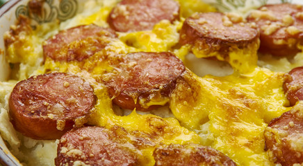 Jolean's  Potato  Smoked Sausage Casserole