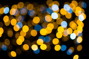Decoração de natal desfocada
