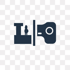 Game vector icon isolated on transparent background, Game  transparency concept can be used web and mobile