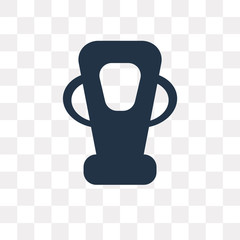 Cup vector icon isolated on transparent background, Cup  transparency concept can be used web and mobile