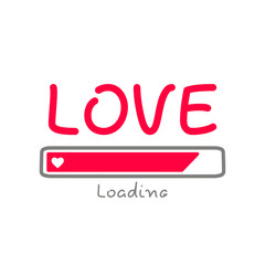 holiday banner sketch for the day of Saint Valintin- I love the loading progress.