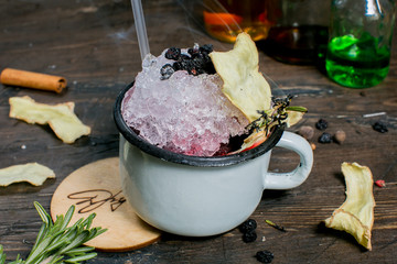 desert in cup