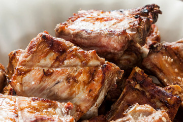 Roast pork,ribs