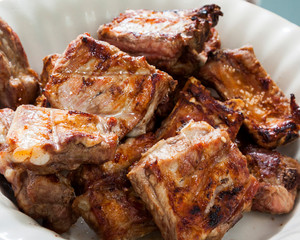 Roast pork,ribs