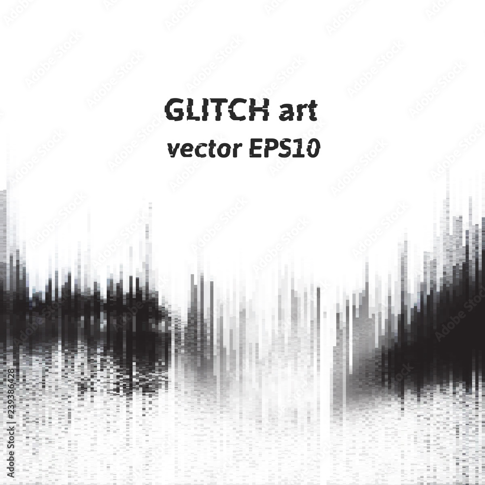Poster abstract background with geometric texture. the image is broken up into parts. optical illusion of m