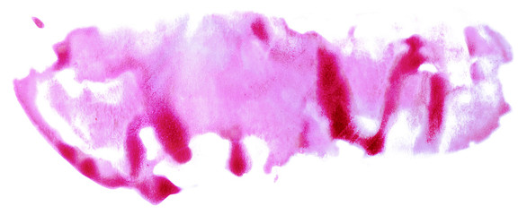 Watercolor stain purple