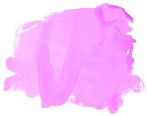 Fototapeta premium Watercolor stain purple