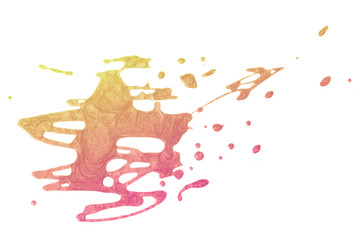 Watercolor stain purple