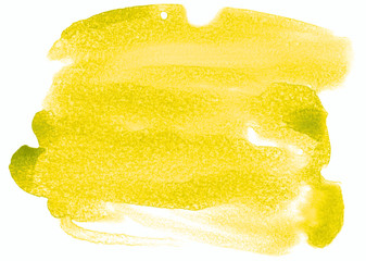 Watercolor stain yellow