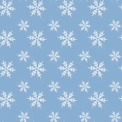 Christmas seamless pattern with snowflakes.Design template for wallpaper,fabric,wrapping,textile