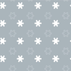 Christmas seamless pattern with snowflakes.Design template for wallpaper,fabric,wrapping,textile