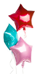 foil balloons isolated