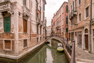 Fototapeta na wymiar Canal Venice, Italy