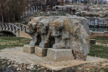 Eflatunpınar Hittits Spring Monument, Beysehir, Konya, Turkey