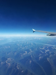 Fototapeta premium Wings, mountain, mountains, landscape, snow, sky, forest, nature, view, clouds, green, park, travel, blue, panorama, peak, tree, valley, cloud, national, canada, glacier, rocky, summer, lake, scenic