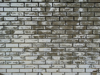 old wal with bricks