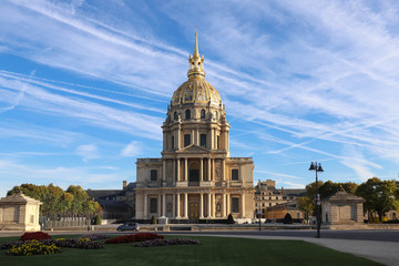 Chapel of Saint-Louis-des-Invalides 1679 in Les Invalides National Residence of Invalids complex, Paris, France.