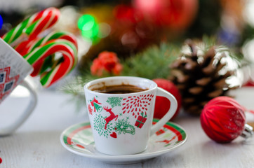 Christmas and New Year background.