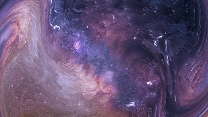 Fototapeta premium Purple graphic watercolor art. Cosmic fantasy background. Fractal pattern in deep space colors. Digital painting abstraction in high resolution. Stock. Creative design. 