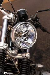 motorcycle headlight full frame