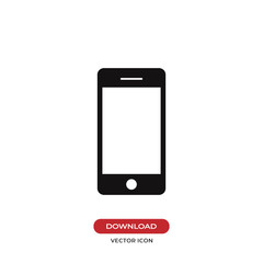Phone icon vector. Smartphone,mobile phone symbol.