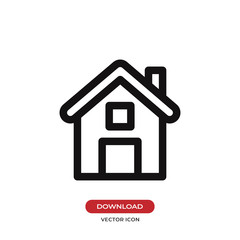 Home icon vector. House symbol.