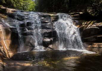 waterfall in krkono&scaron;e