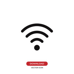Wifi signal icon vector