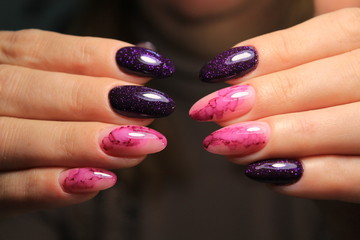 glamorous manicure nails © IzzzIStock