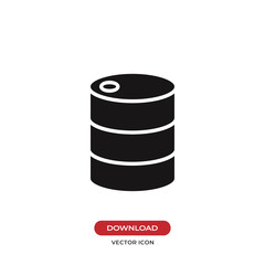 Oil barrel icon vector