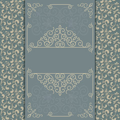 Vintage luxury card or invitation