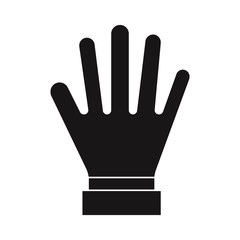 Glove icon vector