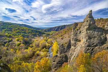 View on Pcinja river from top of Devil's rock