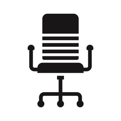 Office chair icon vector