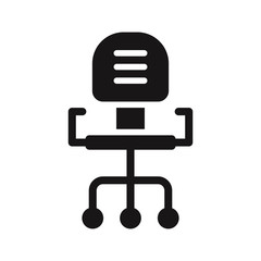 Office chair icon vector