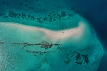 Naklejka premium Amazing bird eyes view in Zanzibar