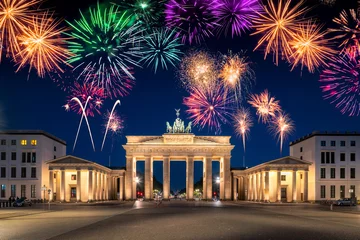 Fototapeten Silvester feiern in Berlin, Deutschland © eyetronic
