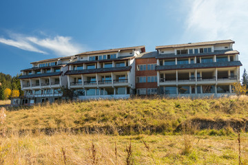 Abandoned hotel on the