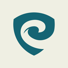 Letter C Shield Logo