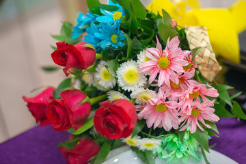 Flower bouquet for birthday party, flower bouquet for holiday